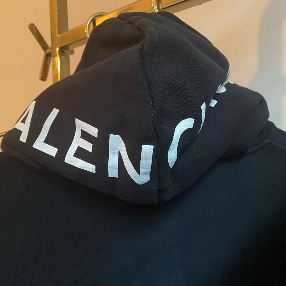 Balenciaga logo hoodie sweatshirt - Picture 2 of 4